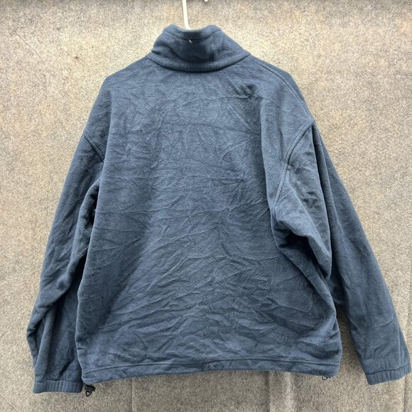 Columbia Jacket Mens XL Blue Fleece Full Zip Outdoor Hiking Warm Casual Layer - Picture 2 of 9